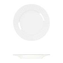 PLATE  RIM WHITE 170MM, METRO