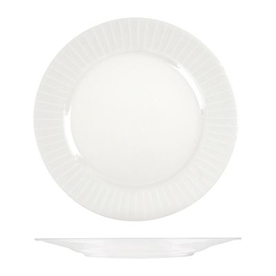 PLATE RIM WHITE 310MM, METRO