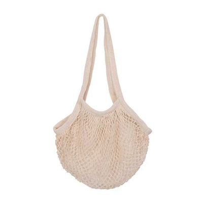 SHOPPING BAG COTTON LONG HDL, ECO BASICS