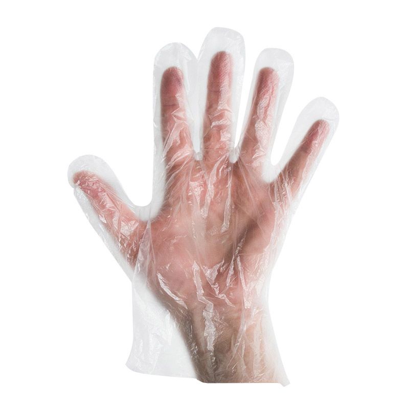 DISPOSABLE GLOVE SMALL LDPE CLEAR 5000CT