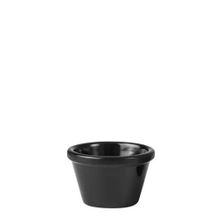 RAMEKIN BLACK 63MM/45ML MELAMINE, RYNER