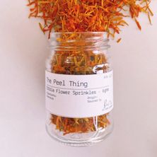 EDIBLE FLOWER SPRINKLES ORANGE CALENDULA