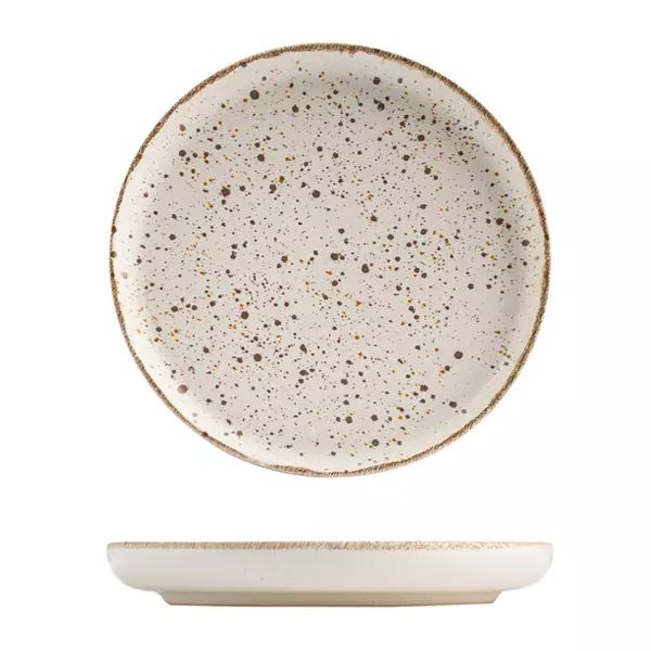 PLATE ROUND PEBBLE 175MM, ECLIPSE DUO