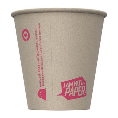 8OZ SINGLE WALL PULP CUP, I AM NOT PAPER