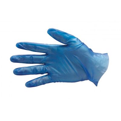 DISPOSABLE GLOVE BLU POW/FREE SML 100PCE