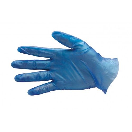 DISPOSABLE GLOVE BLU POW/FREE SML 100PCE