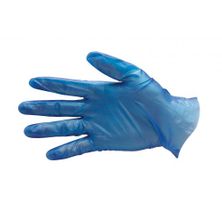 DISPOSABLE GLOVE BLU POW/FREE MED 100PCE
