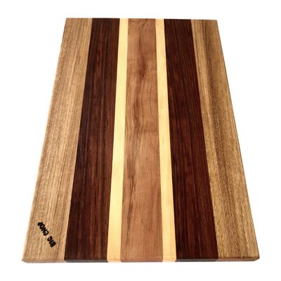 BOARD RECT 600X390X30MM 4 TIMBERS BIG CHOP