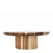 CAKE STAND ACACIA 28X10CM, G&T