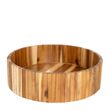 BOWL/STAND/RISER ACACIA 28X8.5CM, G&T