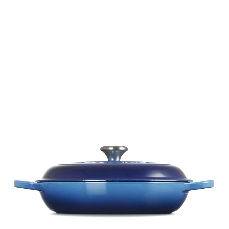 CASSEROLE SHALLOW AZURE BLUE 30CM