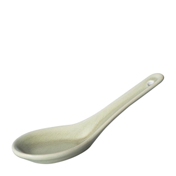 SPOON CHINESE L/GREEN 14CM, LOVERAMICS TAPAS