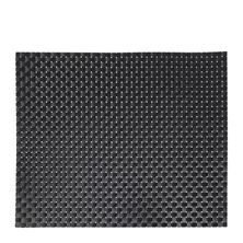 PLACEMATS BLK BASKETWEAVE, I/CHEF SINGLE