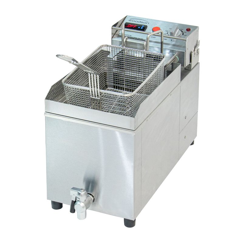 FRYER AUTO-LIFT 11LT 1 BASKET, WOODSON