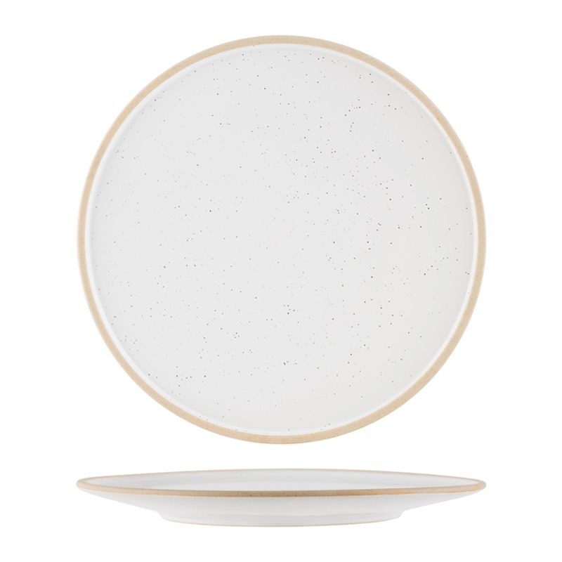 PLATE ROUND WHITE PEBBLE 160MM, TK SOHO