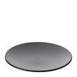 PLATE RND GRY/BLK 20.5CM MELAMINE COUCOU