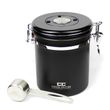 COFFEE CANISTER MED BLK, COFFEE CULTURE