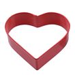 COOKIE CUTTER HEART 8CM RED, DLINE