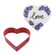 COOKIE CUTTER HEART 8CM RED, R&M