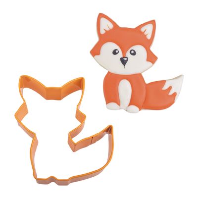 COOKIE CUTTER FOX 9.5CM WHITE