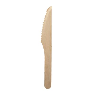 KNIFE 160MM WOOD, UNBRANDED 100PCES