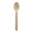 UNBRANDED 160MM WOODEN SPOON, BIOPAK