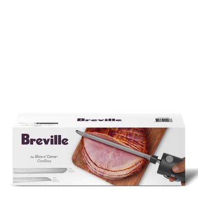 KNIFE ELECTRIC CORDLESS BLACK, BREVILLE