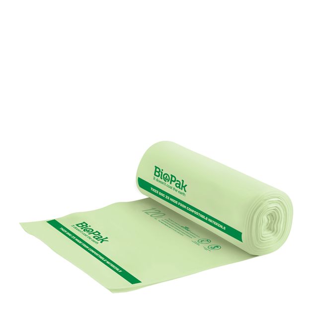 Shop 120L BIOPLASTIC BAG, BIOPAK - Chef’s Hat