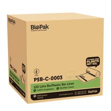 BIN LINER BIO 120LT, BIOPAK 144CTN