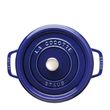 COCOTTE ROUND DARK BLUE 24CM, STAUB