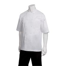 CHEF JACKET WHT S/SL COOL VENT, MONTREAL