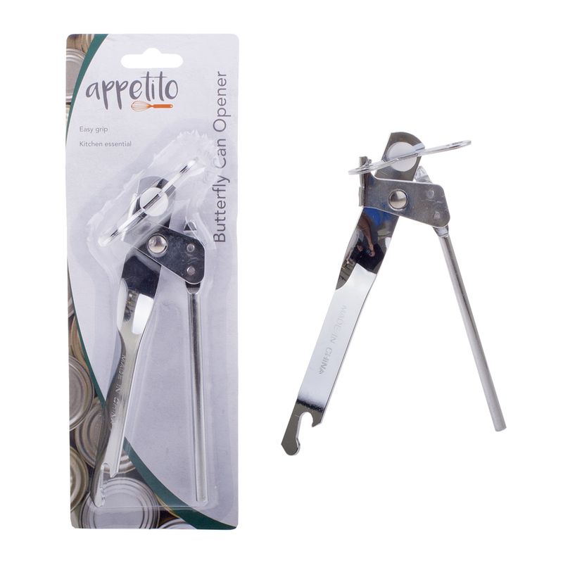 OPENER CAN BUTTERFLY CHROME PLATE, APPETITO