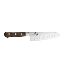 KNIFE SANTOKU SCALLOPED 16.5CM, BENIFUJI