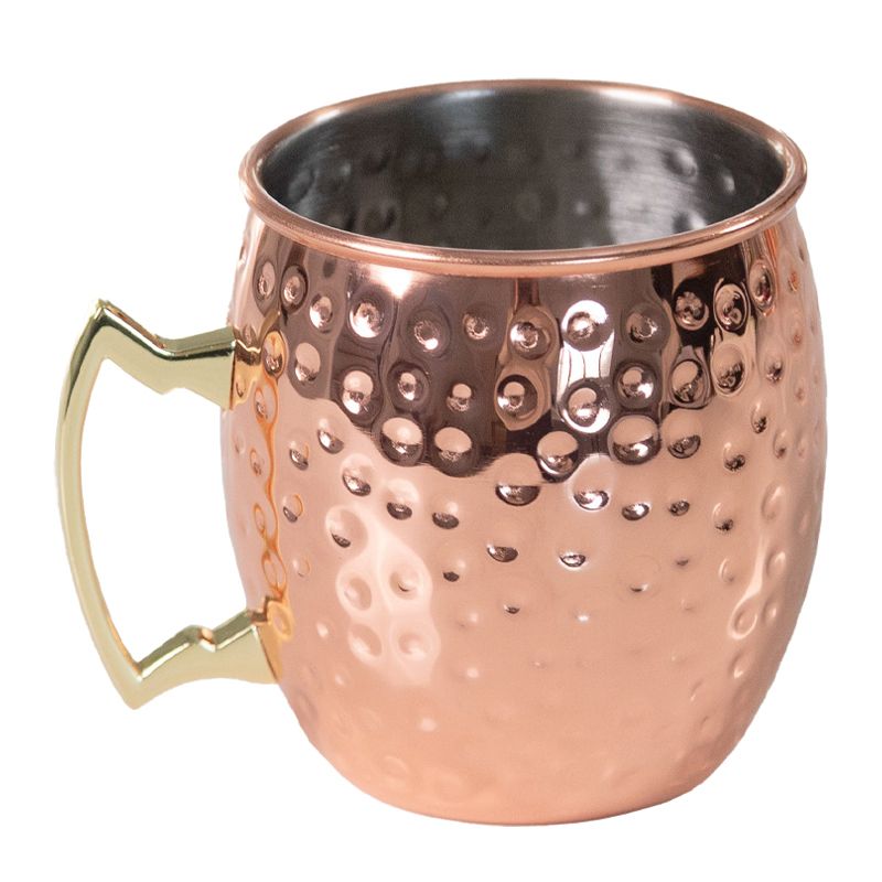 MUG COPPER DIMPLED 530ML, MOSCOW MULE