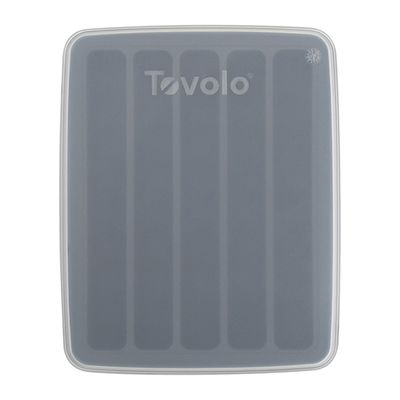 ICE TRAY WATER BOTTLE CHARCOAL, TOVOLO