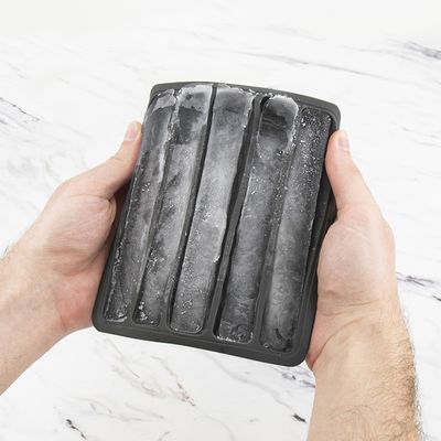 ICE TRAY WATER BOTTLE CHARCOAL, TOVOLO