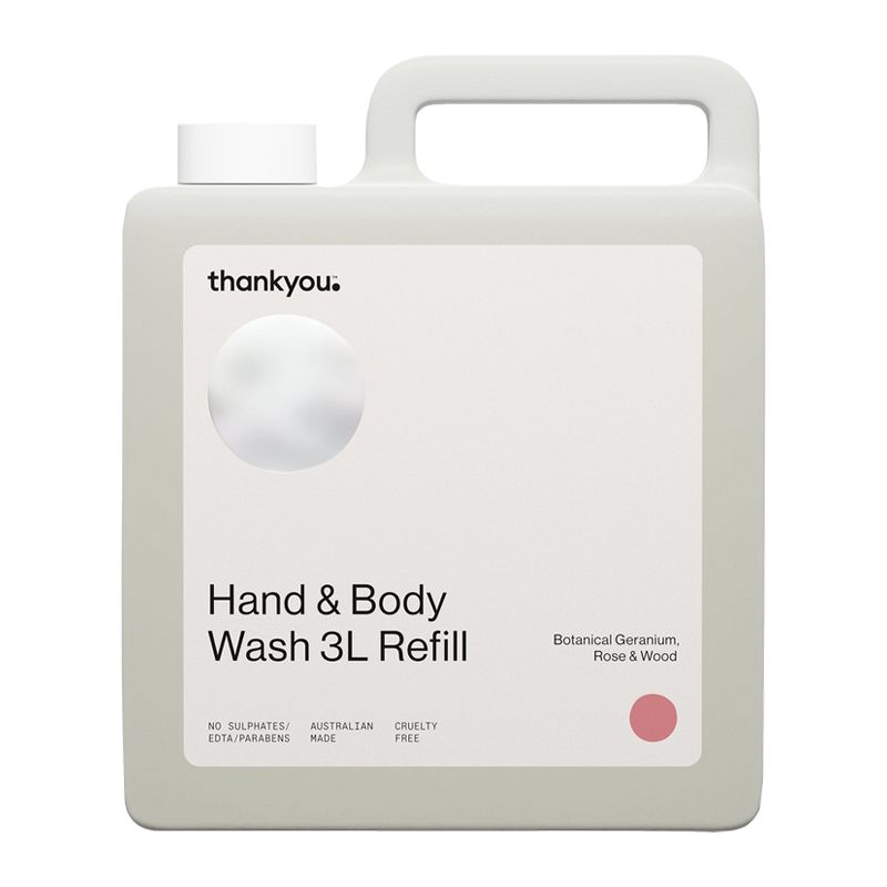 HAND WASH WOOD/ROSE/GERAN 3LT REFILL
