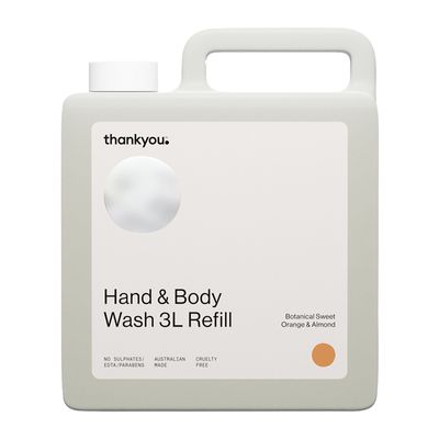 HAND WASH ALMOND/ORANGE 3LT REFILL