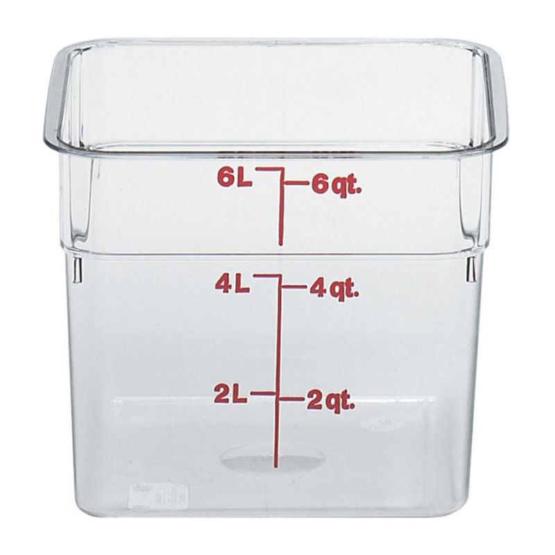 FOOD CONTAINER CLEAR 5.7L, CAMBRO