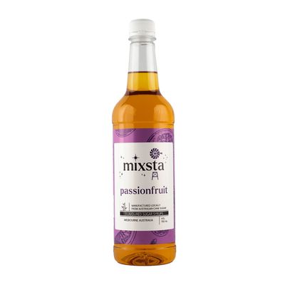 PASSIONFRUIT SYRUP 750ML, MIXSTA