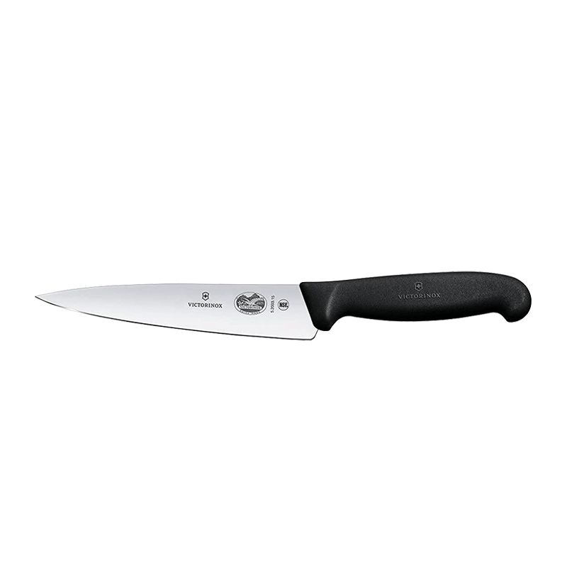 KNIFE UTILITY/COOKS 15CM BLK, VICTORINOX