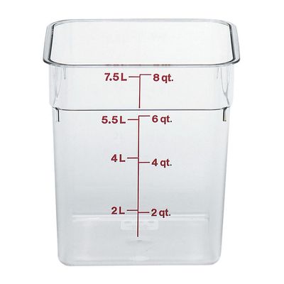 FOOD CONTAINER CLEAR 7.6L, CAMBRO