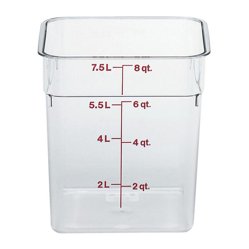 FOOD CONTAINER CLEAR 7.6L, CAMBRO