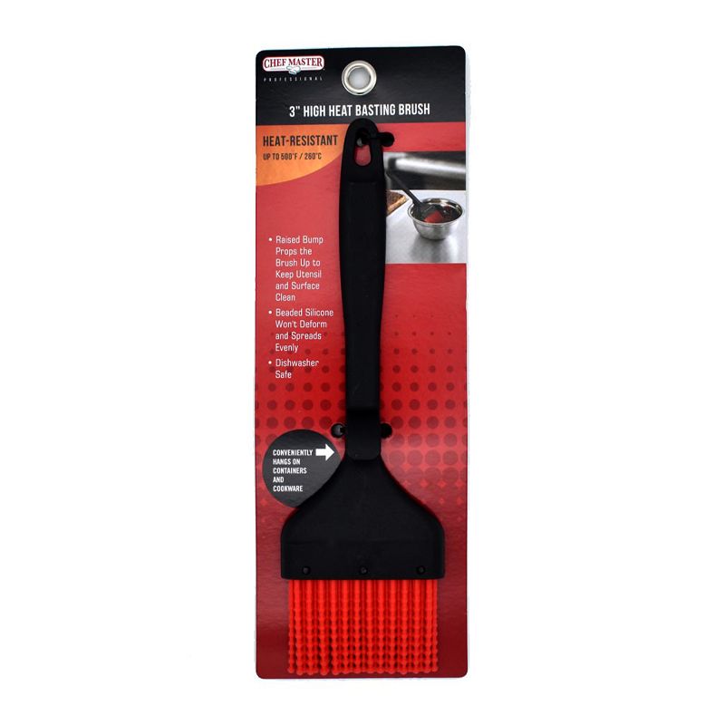 BASTING BRUSH HI HEAT 7.5CM, CHEF MASTER