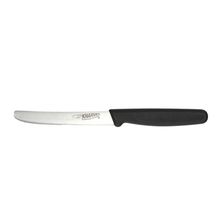 KNIFE UTILITY SERR BLACK 100MM, KHARVE