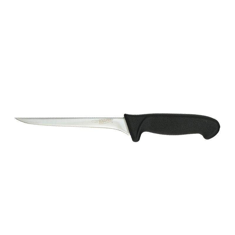 KNIFE BONING BLACK NARROW 150MM KHARVE