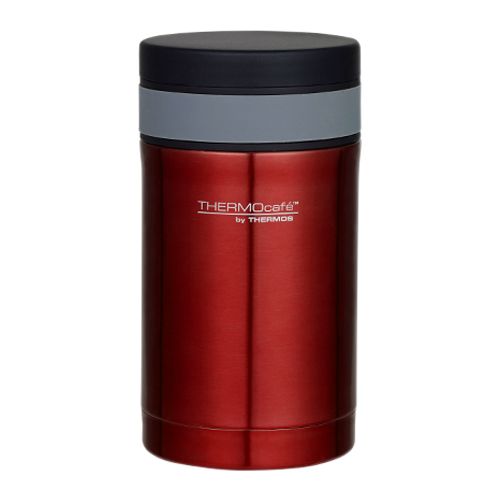 FOOD JAR W/SPOON 500ML RED, THERMOS