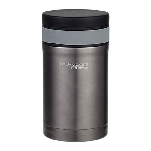 FOOD JAR W/SPOON 500ML SMOKE, THERMOS