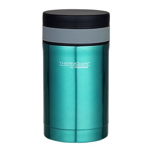 FOOD JAR W/SPOON 500ML TEAL, THERMOS