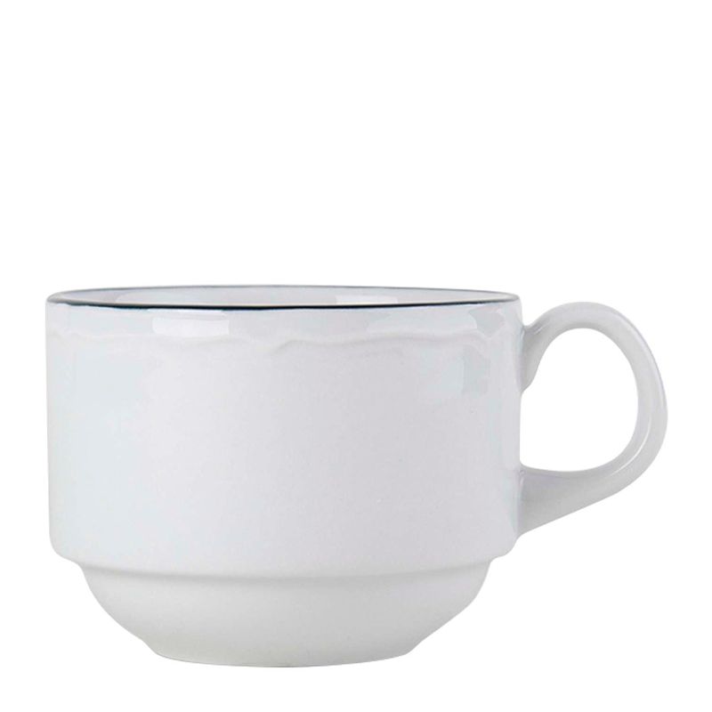 CUP STACK 240ML CHARLESTON BLUE BAND TUXTON SBF-0803